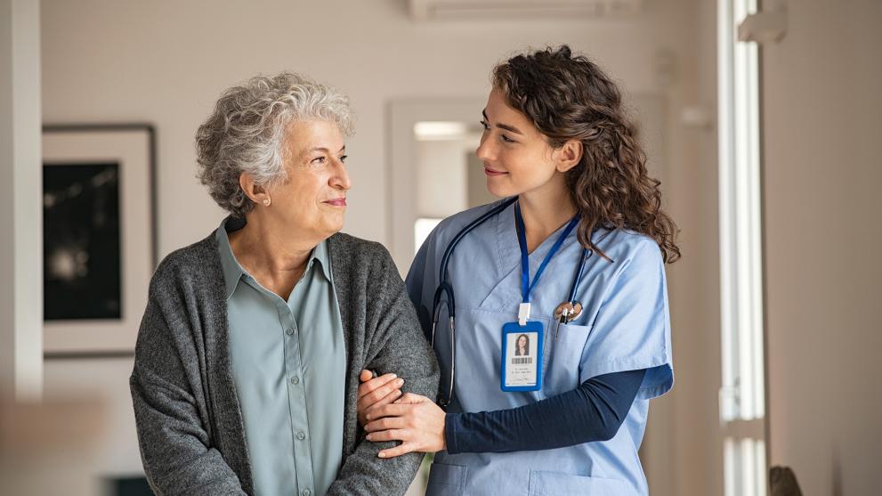 trabajadora de clinica